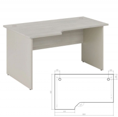 Стол эргономичный левый POINTEX New Line NLN36315521 Дуб шамони светлый
