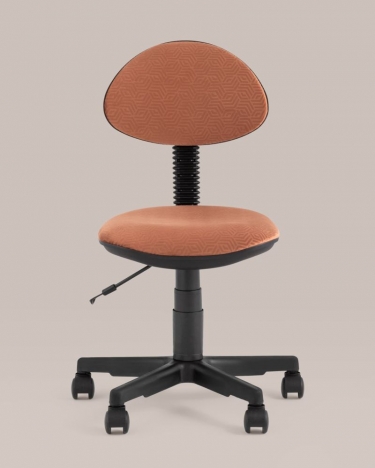 Кресло компьютерное детское Stool Group УМКА Геометрия терракотовый