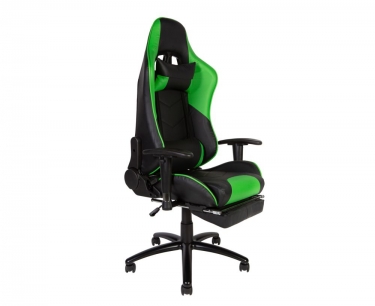Игровое кресло Норден Lotus GTS RF-8066E Черный/Зеленый