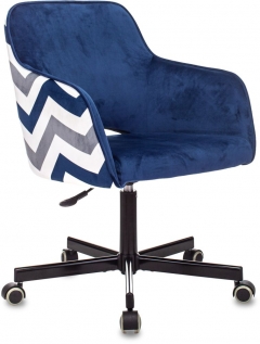 Кресло для оператора Бюрократ Бюрократ CH-380M Сапфировый Italia 17 зигзаг