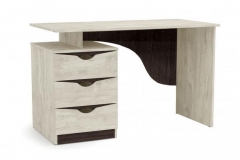 Стол письменный Олмеко Лючия 33.23 Бетон пайн белый Венге