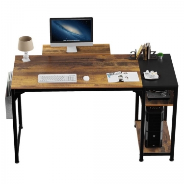 Стол письменный для компьютера Eureka EUREKA ZX-SS140B-RWB с шириной 140 см Reclaimed Wood