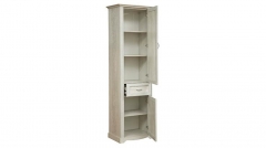Шкаф-пенал Олмеко Сохо 32.04-01 Бетон пайн белый