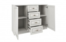 Комод Олмеко Габриэлла 06.65 Вудлайн кремовый Аруша венге