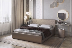 Пуф Мебельсон Рони PM-001.1 бронза экокожа