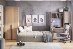 Пуф Мебельсон Рони 2 PM-001.2 графит велюр