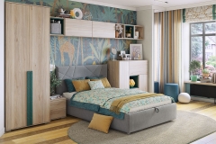 Пуф Мебельсон Рони 2 PM-001.2 сосна велюр