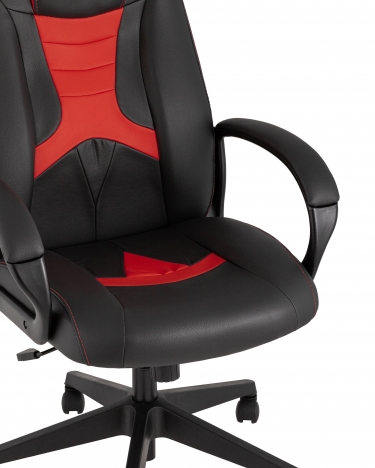 Геймерское кресло Stool Group TopChairs ST-CYBER 8 RED черный/красный