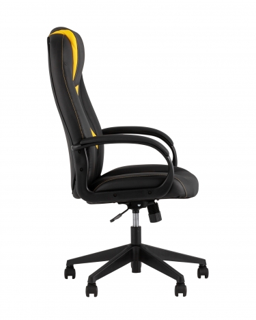 Геймерское кресло Stool Group TopChairs ST-CYBER 8 черный/желтый