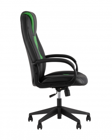 Геймерское кресло Stool Group TopChairs ST-CYBER 8 черный/салатовый
