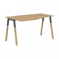 Стол эргономичный левый Skyland Forta FCT 1367 L Дуб Гамильтон Черный графит