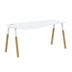 Стол эргономичный левый Skyland Forta FCT 1567 L Белый премиум Дуб Гамильтон