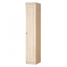 Шкаф колонка с глухой малой дверью левый Skyland Forta FHC 40.5 L Черный графит