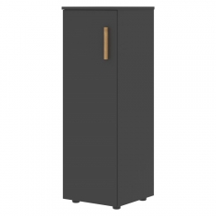 Шкаф-колонка с глухой средней дверью левый Skyland Forta FMC 40.1 L Черный графит
