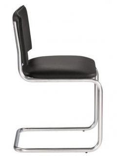 Кресло офисное Русские кресла Сильвия хром Черное