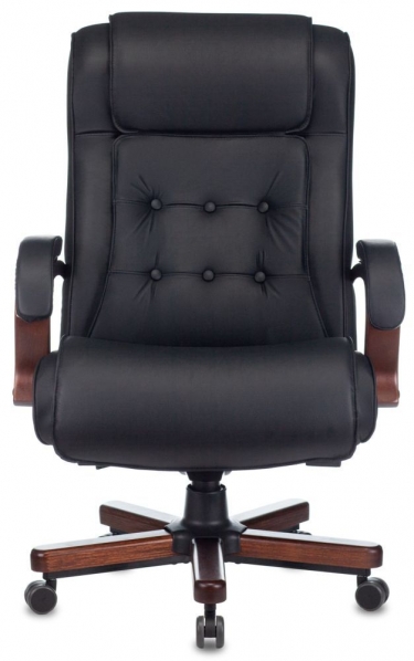 Кресло руководителя Бюрократ Бюрократ T-9926WALNUT/BLACK