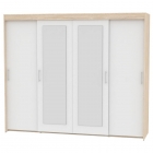 Шкаф-купе Аларти T-5-198х235х45-MДСС-Белый-13