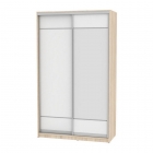 Шкаф-купе Аларти B-230х135х60-2ДСС-Белый-D7D8