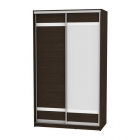 Шкаф-купе Аларти B-230х135х60-2Венге-D9D10