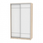 Шкаф-купе Аларти B-230х135х60-3ДСС-Белый-D9D9
