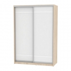 Шкаф-купе Аларти B-230х160х60-2ДСС-Белый-D9D9