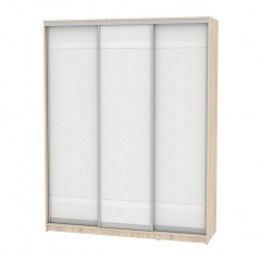 Шкаф-купе Аларти B-230х180х60-2ДСС-Белый-D9D9D9