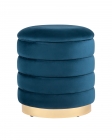 Пуф Stool Group Франсис с ящиком велюр Синий