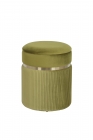 Пуф Stool Group Миранда с ящиком велюр Оливковый