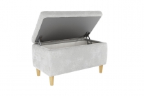 Пуф Мебельсон Чарли 2 PM-004.2 галька велюр