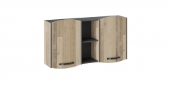 Шкаф навесной Трия Кристофер ТД-328.15.11 Фон Серый/Олд Стайл