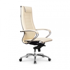 Кресло руководителя Метта Samurai Lux 2 Молочный