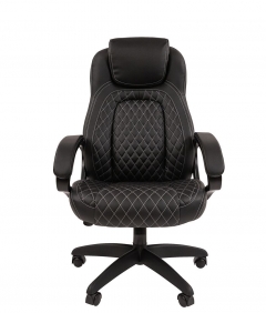 Кресло для руководителя Chairman CHAIRMAN 432 экокожа Черный