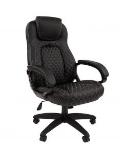Кресло для руководителя Chairman CHAIRMAN 432 экокожа Черный