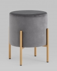 Пуф Stool Group Кейси велюр Серый