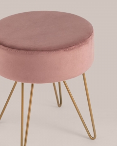 Пуф Stool Group Спейси велюр Пыльно-розовый