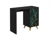 Стол письменный Стиль Фьюжн СП-006 АРТ Угольный камень/TROPICAL