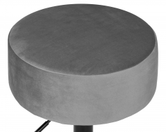 Пуф DOBRIN DOBRIN DANNY BLACK серый велюр MJ9-75