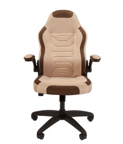 Кресло для геймеров Chairman CHAIRMAN GAME 50 black Св.бежевый-коричневый