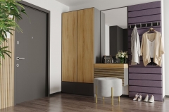 Пуф SILVA Кантри Ультра Смог