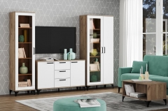 Стол журнальный SILVA Марсель НМ 013.81 Дуб Крафт табачный