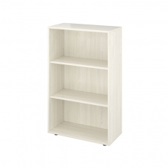 Стеллаж низкий Монолит Канцлер КЦ13.38 Скандинавское дерево белое