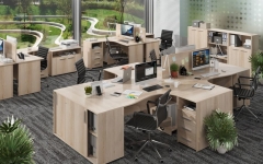 Колонка с открытой полкой Монолит Канцлер КЦ34.39 Бук артизан перламутровый