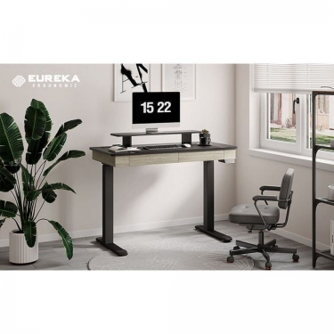 Стол для компьютера c электрической регулировкой по высоте и 2 ящиками Eureka EUREKA ERK-ED-I47-OG