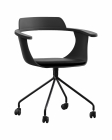 Кресло офисное Stool Group Doulton Черный