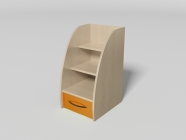 Лестница с ящиком Элфис 11 Дуб молочный/Манго