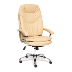 Кресло Tetchair SOFTY LUX кож/зам, бежевый, 36-34