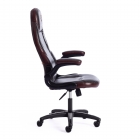 Кресло Tetchair BAZUKA кож/зам, серый/коричневый, 2TONE/2TONE перф/2TONE