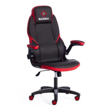 Кресло Tetchair BAZUKA кож/зам, черный/красный, 36-6/36-6/06/36-161