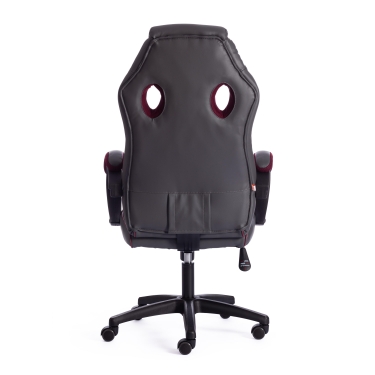 Кресло Tetchair RACER GT new кож/зам/ткань, металлик/бордо, 36/13