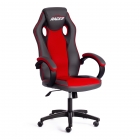 Кресло Tetchair RACER GT new кож/зам/ткань, металлик/красный, 36/08